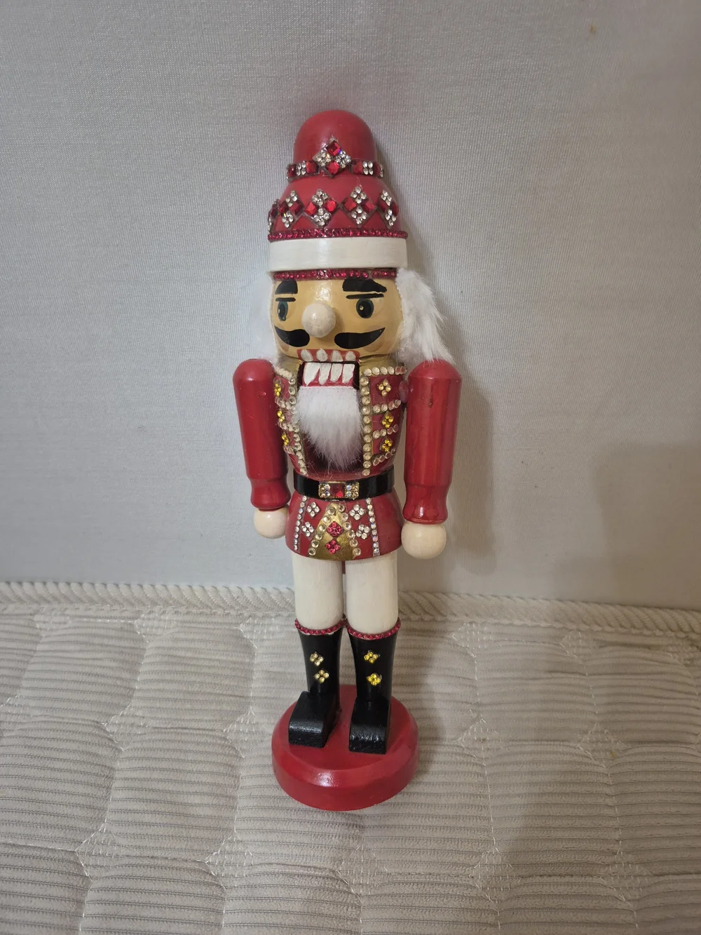 Red Decorative Nutcracker Soldier Holiday Figurine